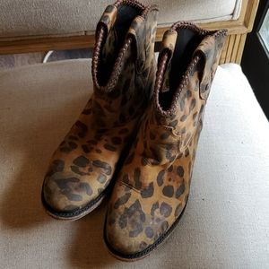 liberty black leopard boots